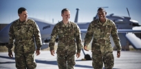 Soldiers on Tarmac