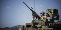 Soldier in Stryker