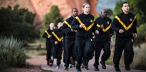 Soldiers running